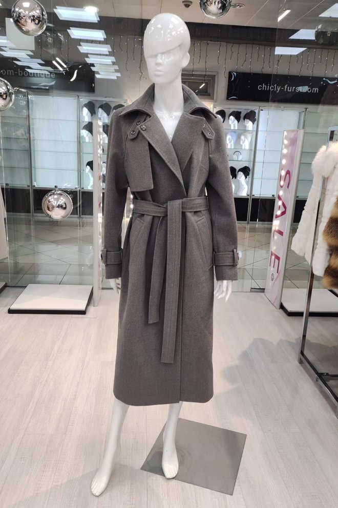 Пальто из сукна CHYCLY C93 (серый)