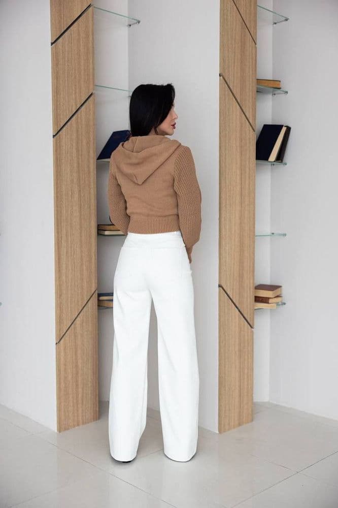 Кофта з капюшоном на блискавці ONE SIZE (кемел) — 1