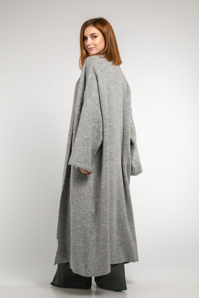 Кардиган максі ONE SIZE (сірий) — 2