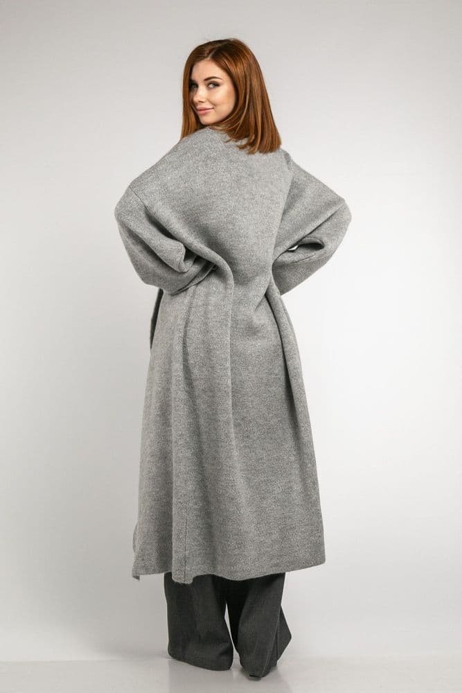 Кардиган максі ONE SIZE (сірий) — 3