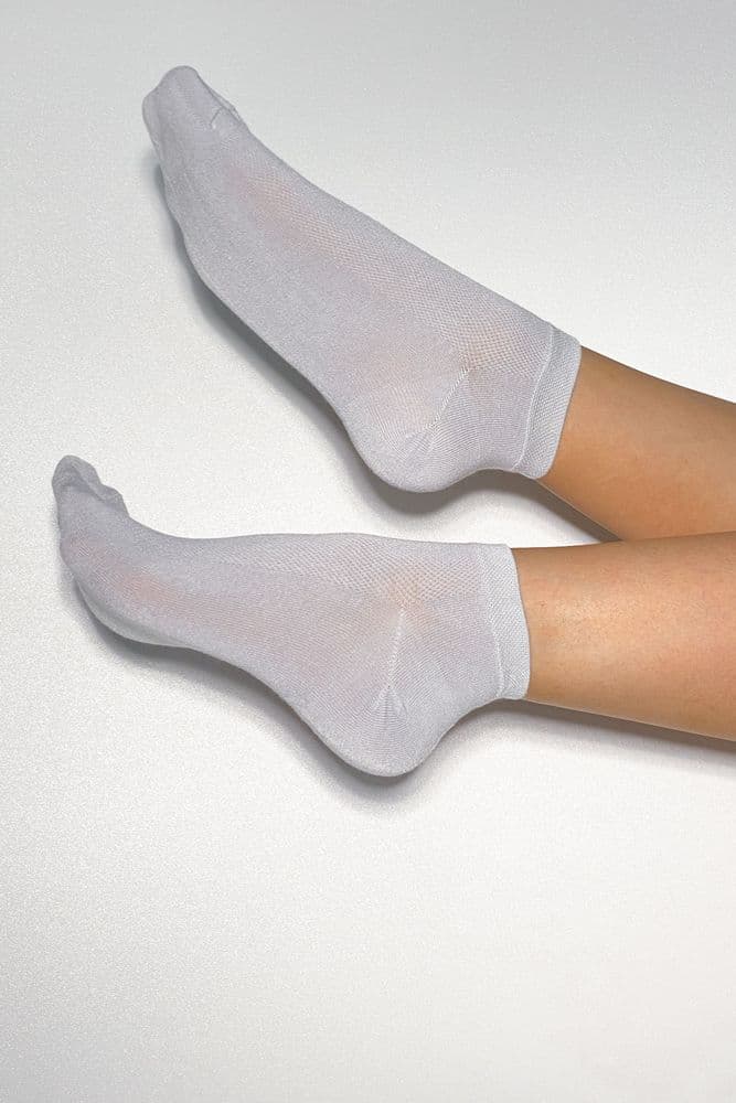 Шкарпетки короткі бамбук сітка 36-41 (блакитний) — 2