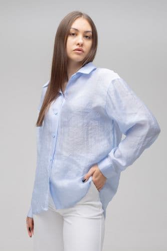 Рубашка органза (голубой)