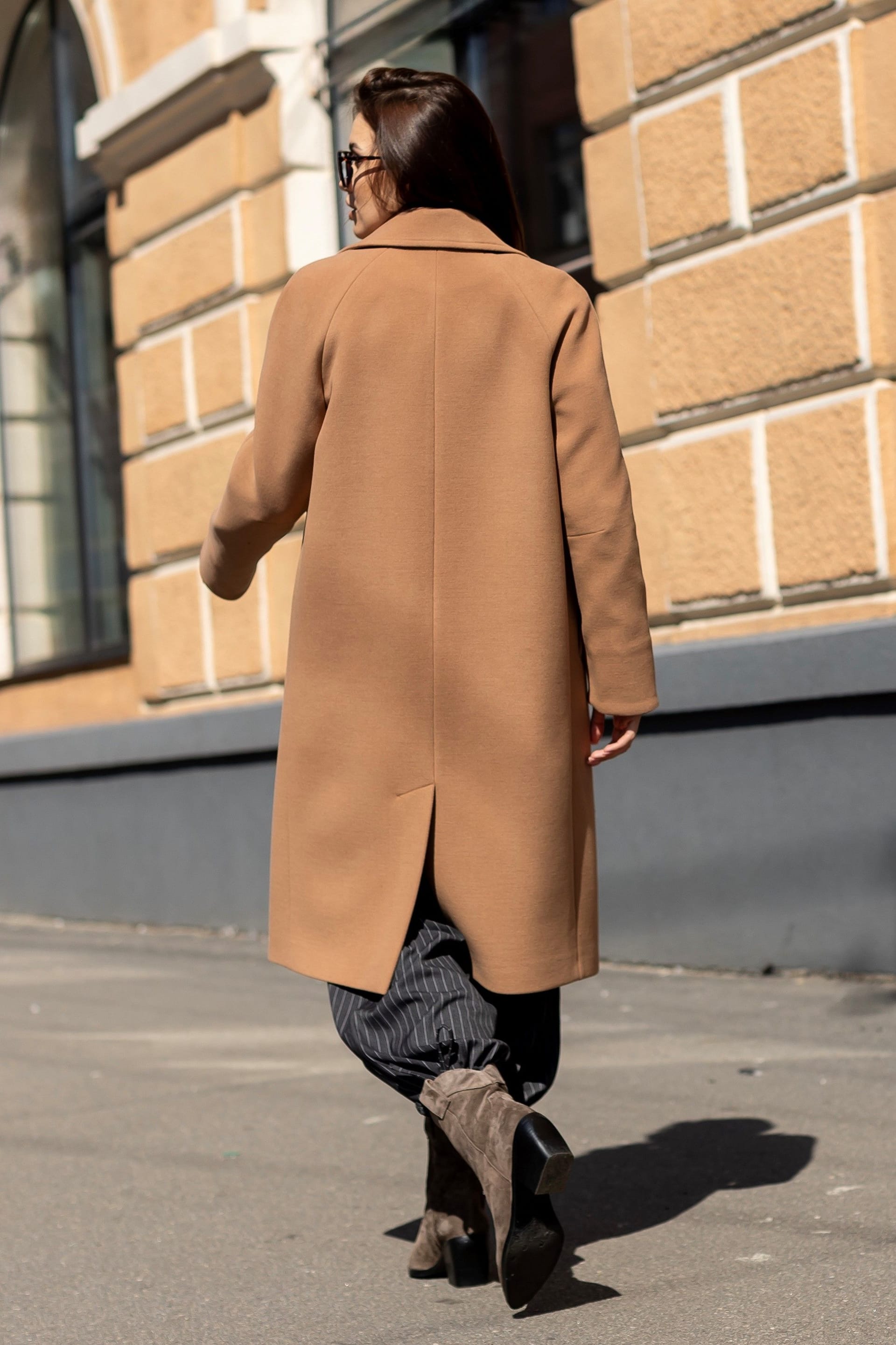 Пальто демисезонное B55 (кемел) — 8