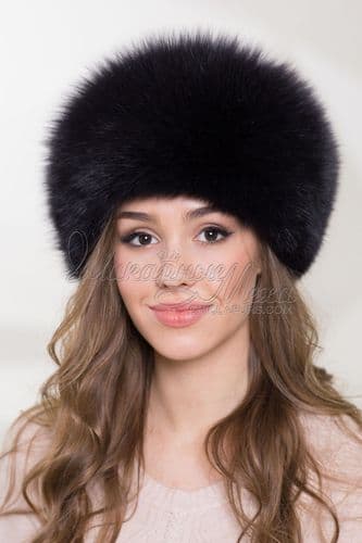 Шапка из меха песца Ангелина