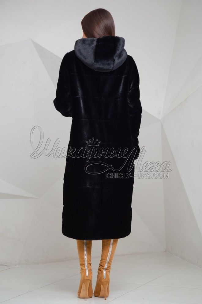 Шуба-трансформер 4 в 1 из искусственной норки