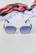 Окуляри окто метал (срібло+синій)