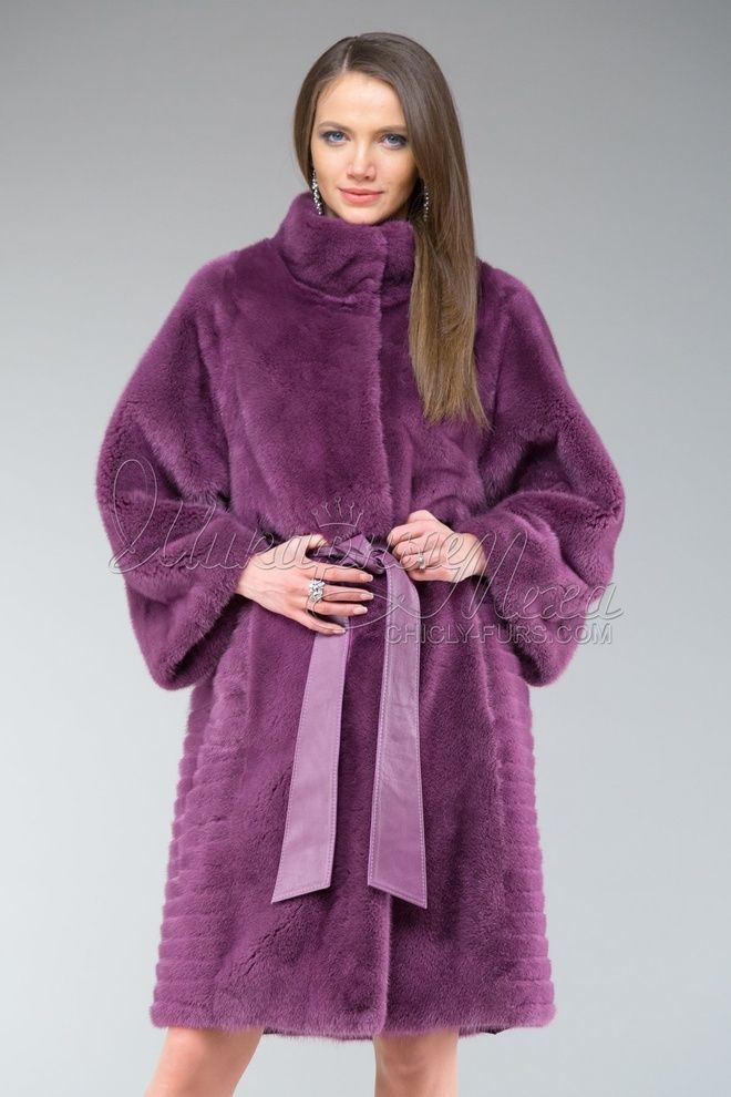 Шуба из меха норки Нэнси