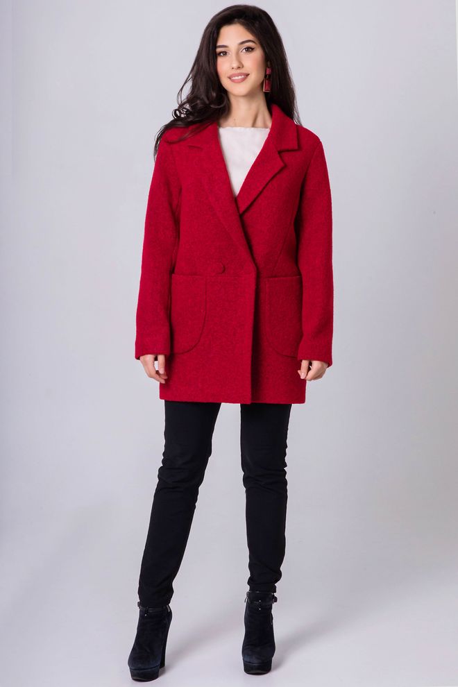 Пальто-пиджак Бланка красный 744259