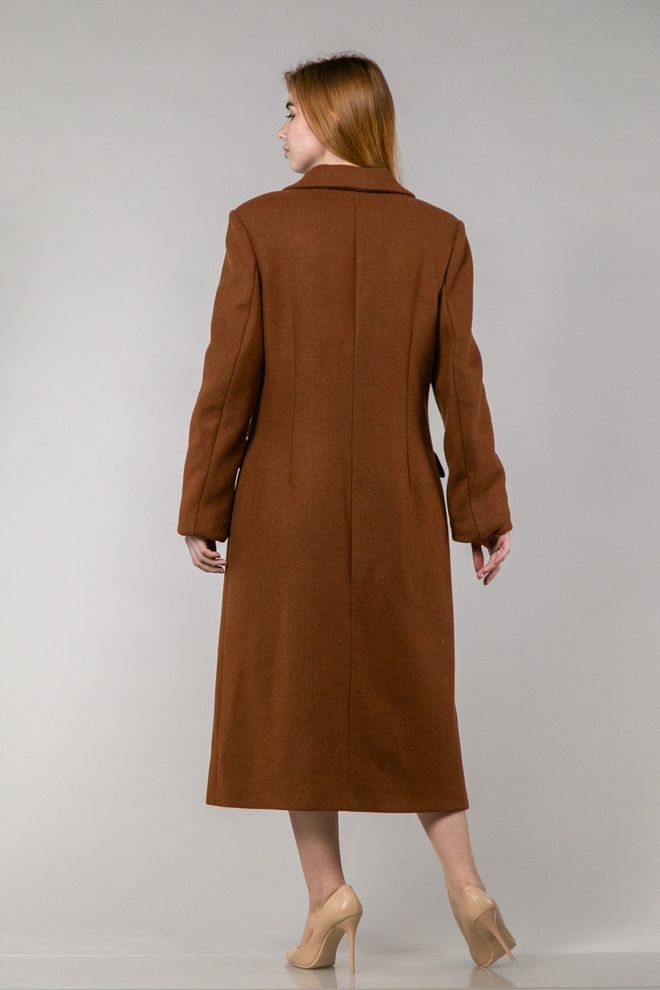 Пальто з сукна Жизель 46 (теракот)