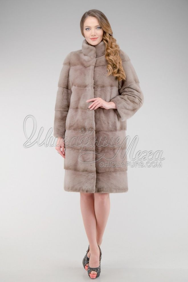 Шуба из меха норки Ника