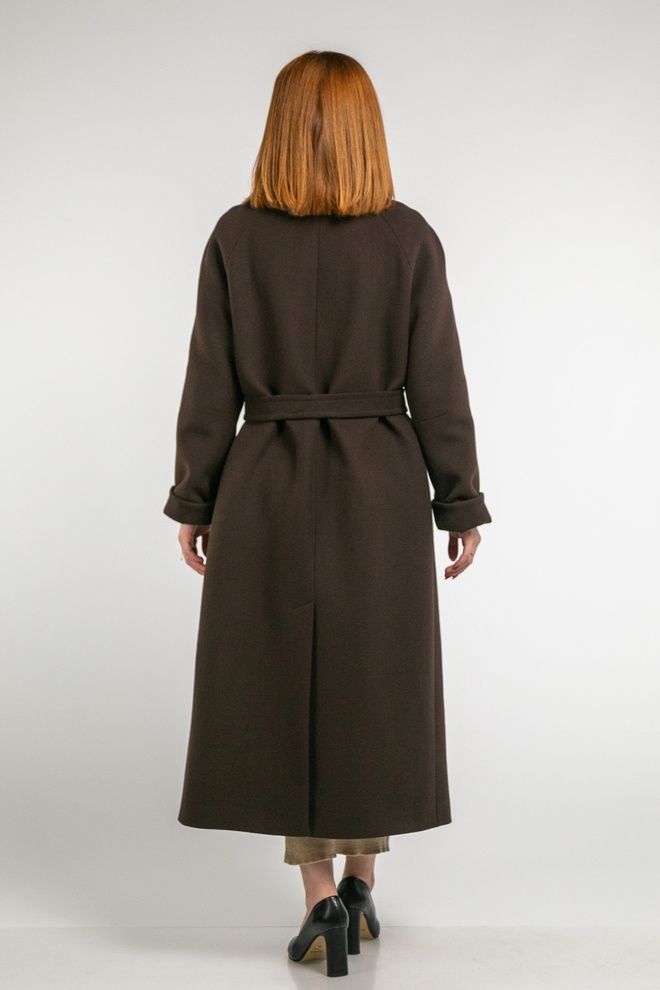 Женское английское пальто на пуговицах