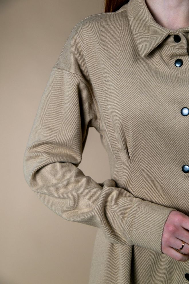 Плаття-сорочка на кнопках