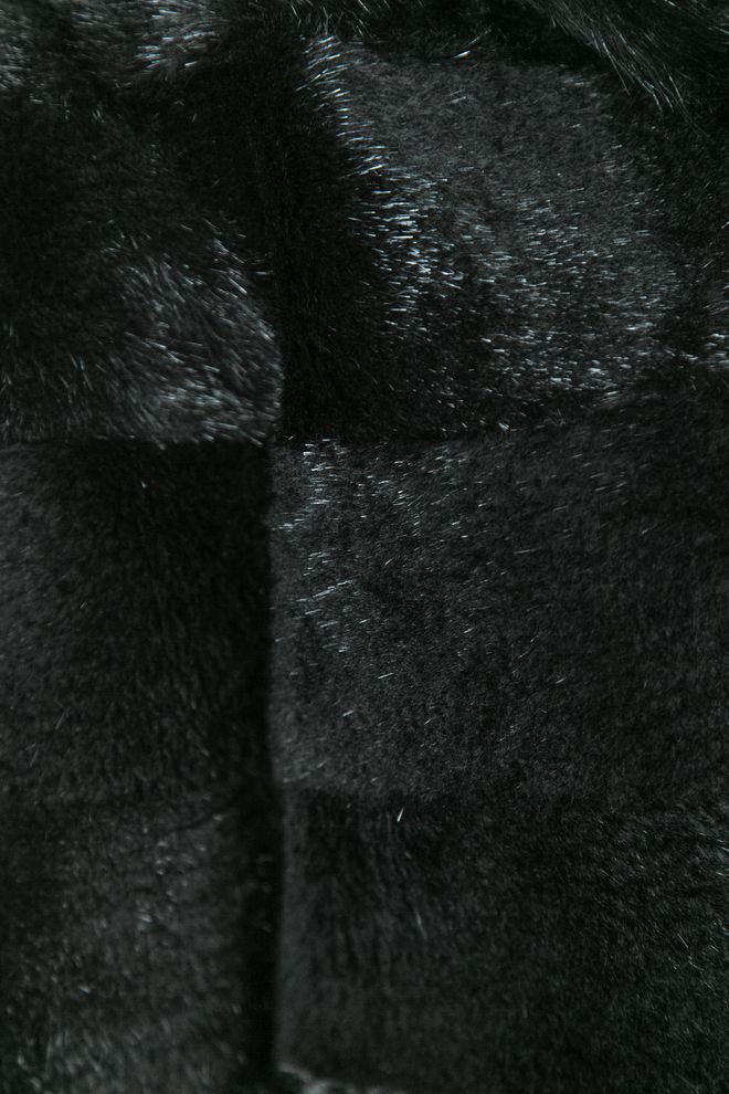 Шуба з хутра нутрії Кімберлі (чорний)