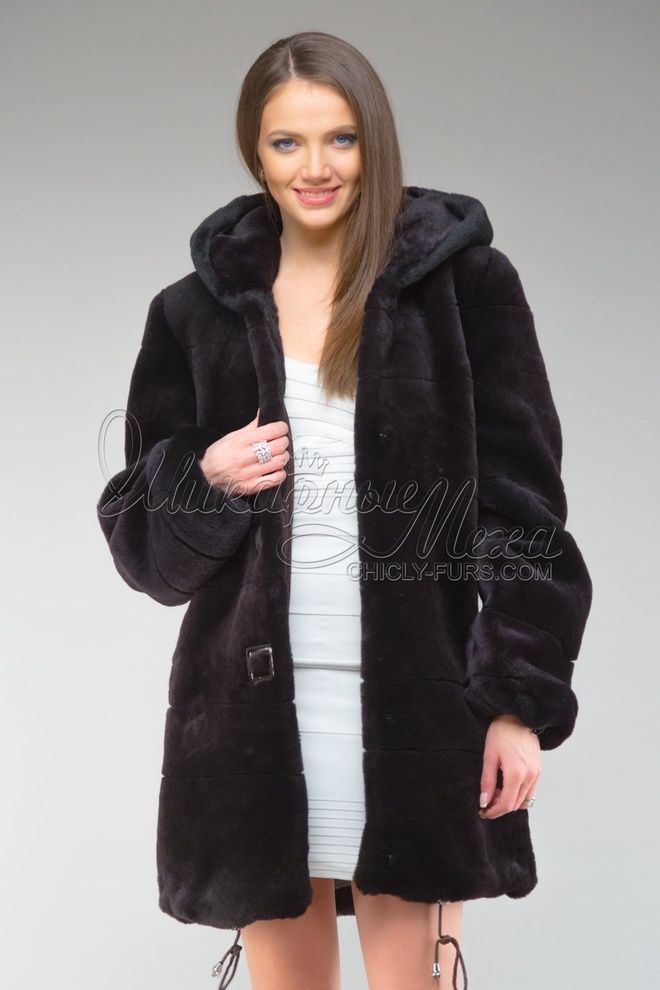 Шуба из мутона Нания