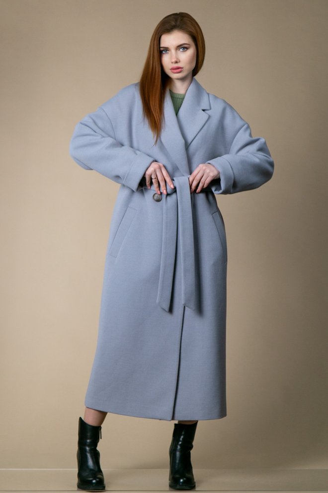 Пальто демисезонное C91-9224 (серый)