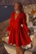 Платье корсет мини (красный)