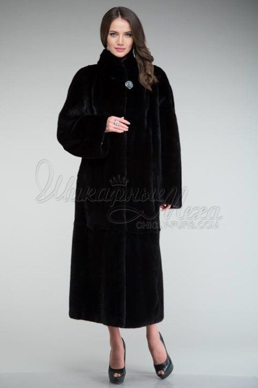 Шуба из меха норки Аэлла