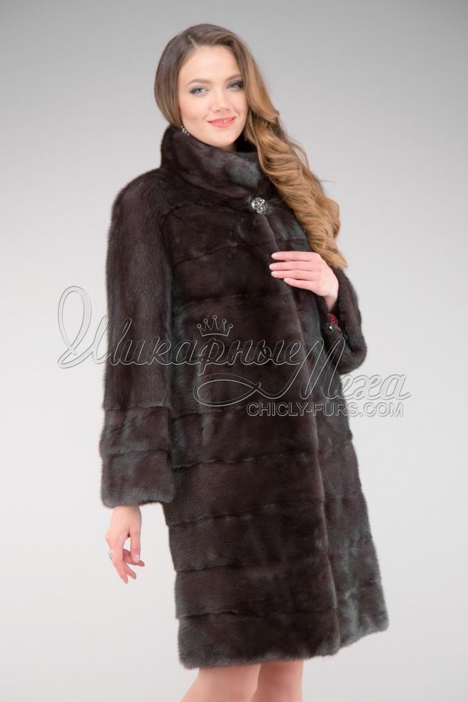 Шуба из меха норки Лоис