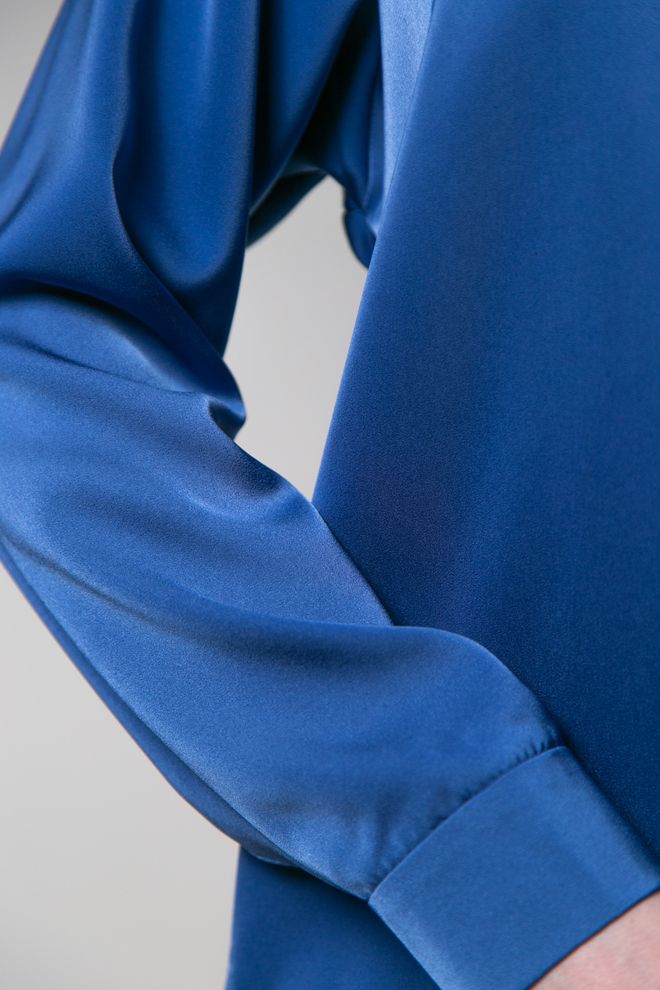 Костюм блуза+спідниця (синій)