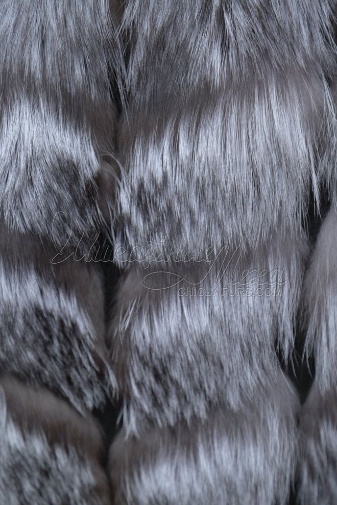 Жилетка из меха чернобурки Кейт Жилетка из меха чернобурки Кейт