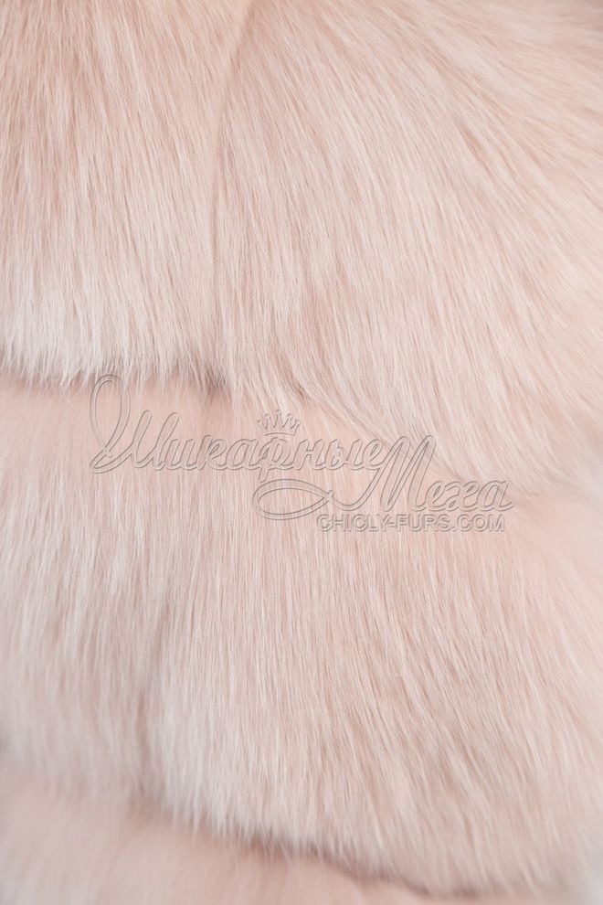 Жилетка из меха песца Лаиса