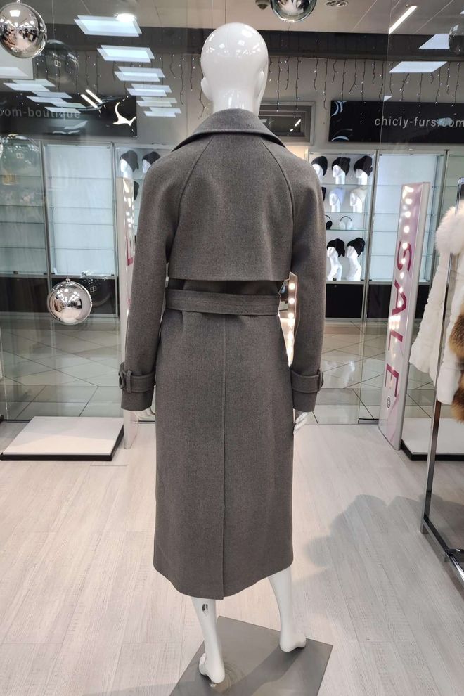 Пальто из сукна CHYCLY 393 (серый)