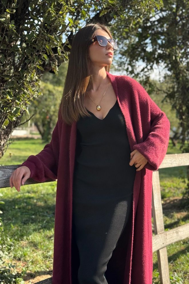 Кардиган максі з манжетами ONE SIZE