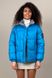 Куртка короткая зимняя 9906 (голубой)