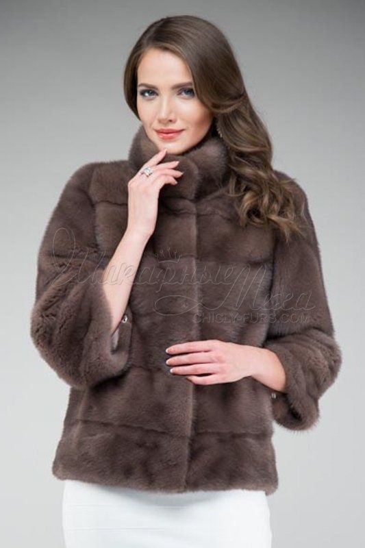 Полушубок из меха норки Эдвина