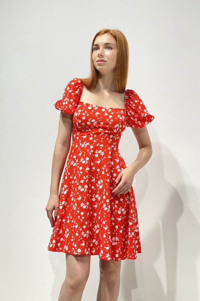Плаття міні (червоний)