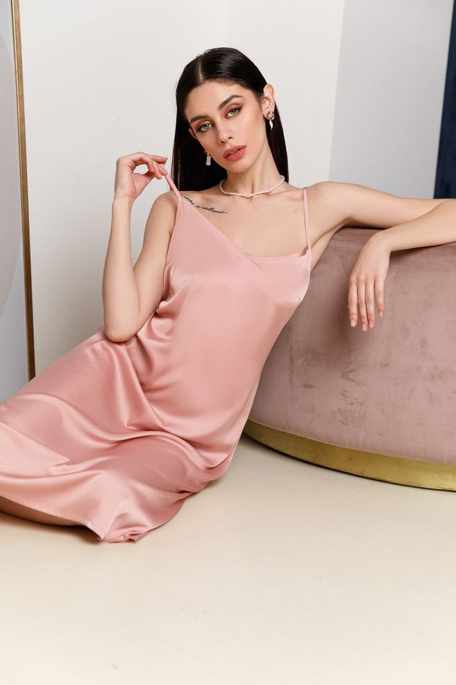 Сукня-комбінація міді (рожевий)
