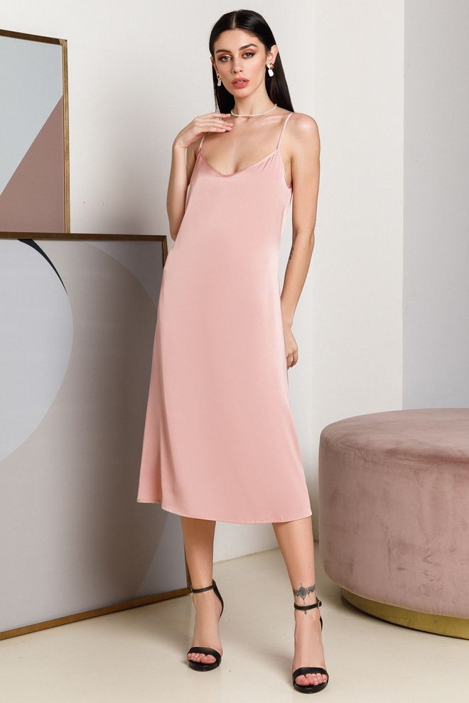 Сукня-комбінація міді (рожевий)