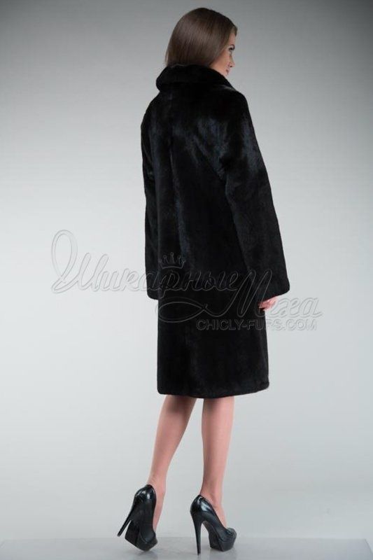 Шуба из меха норки Никки