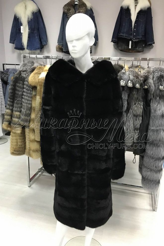 Шуба из меха норки Адринн