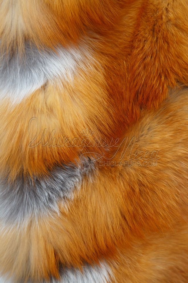 Полушубок из меха лисы Флорис