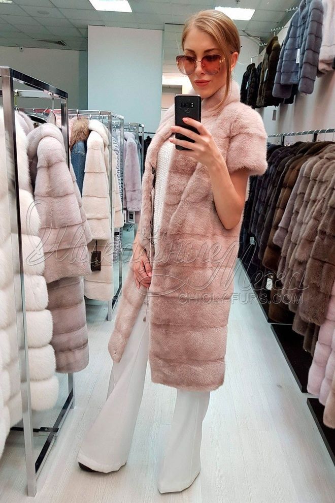 Жилетка-трансформер из меха норки 2 в 1 Мариша Жилетка-трансформер из меха норки 2 в 1 Мариша